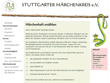Tablet Screenshot of maerchenkreis.de